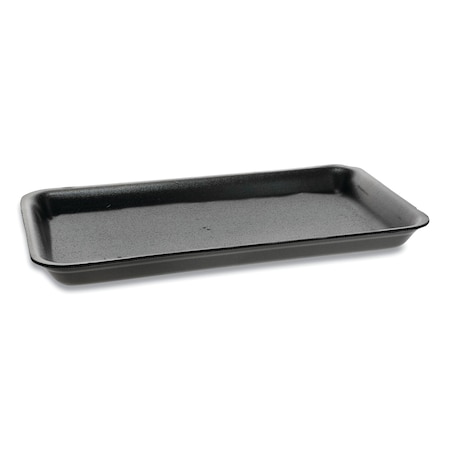 Pactiv Evergreen Supermarket Trays, #25P, 14.75 x 8 x 1.36, Black, PK200 52P925P